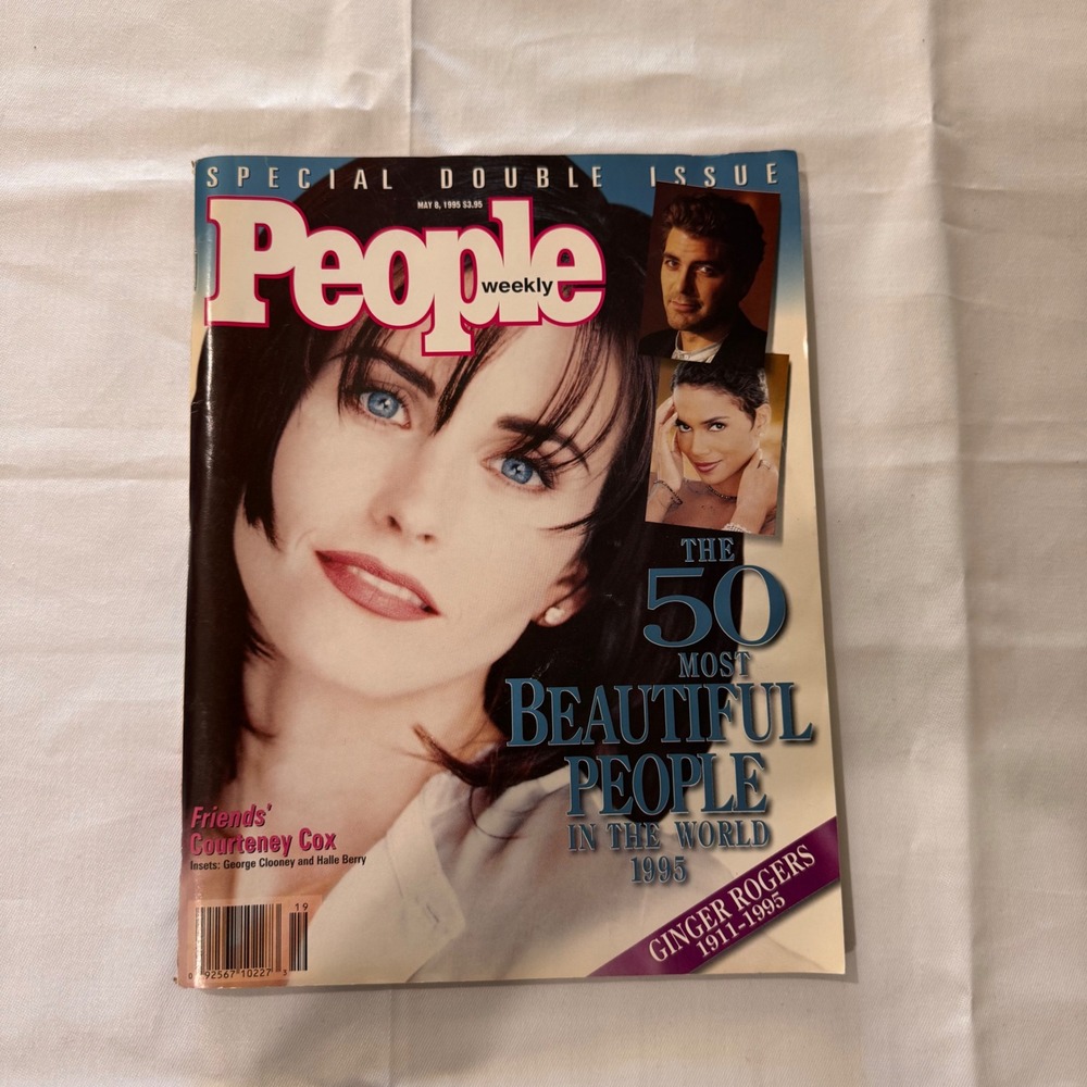 People Magazine May 8 1995 Courteney Cox 50 Most Beautiful People Brad Pitt 90s
